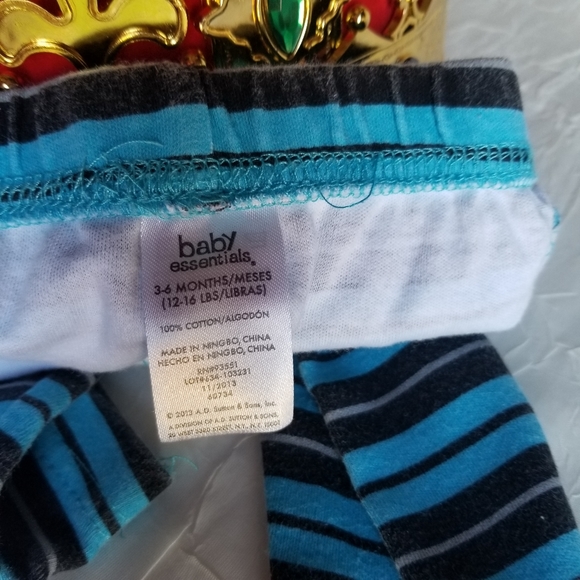 👑 2 pc 3-6m Shirt SS + Pants - Picture 10 of 11